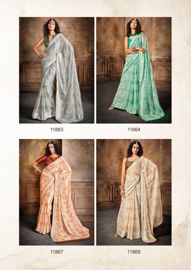 DIANA 2 Fancy Printed Casual Daily Wear Chiffon Latest Saree Collection